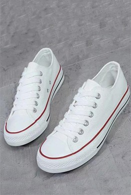 經典低幫帆布鞋男