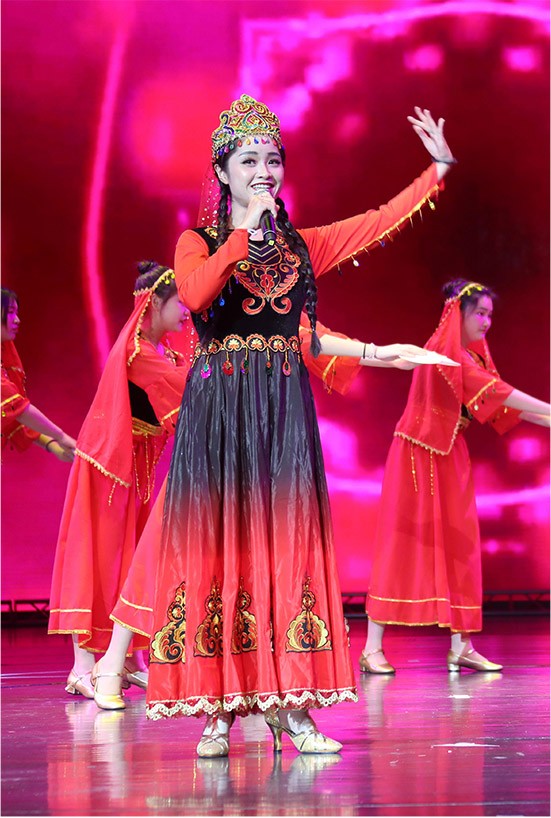 女士少數民族演出服裝